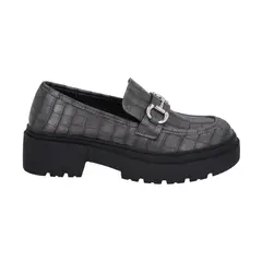 POLICE - Mocasín Mujer Negro/Gris Gretha