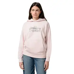 LEVIS - Polerón Mujer Regular Fit Capucha Logo Batwing Rosado