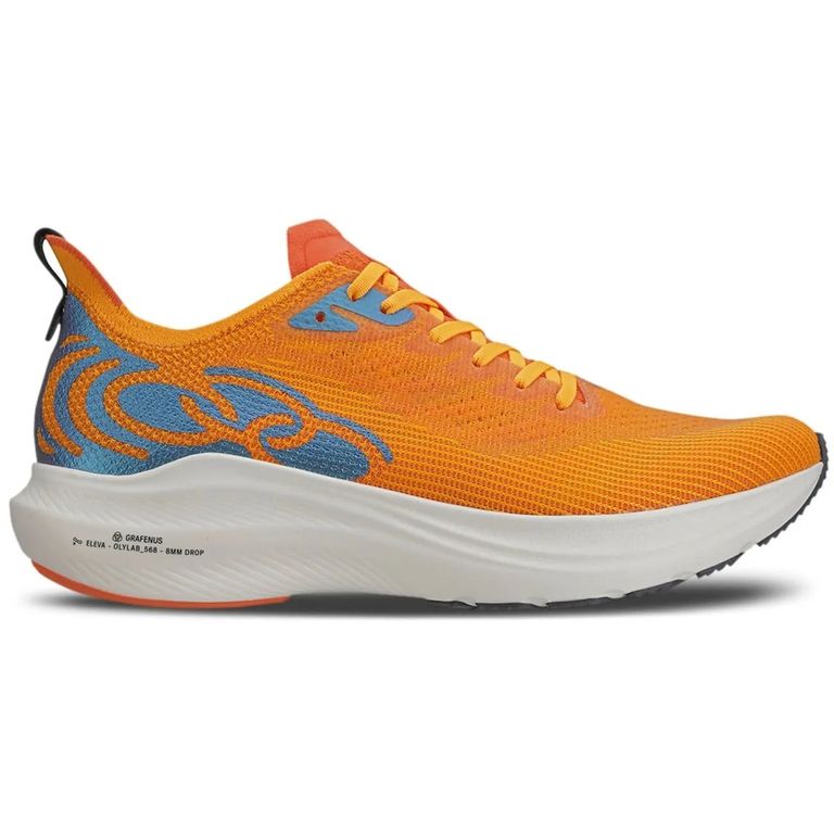Zapatilla Running Mujer Corre Grafeno 2 Naranja