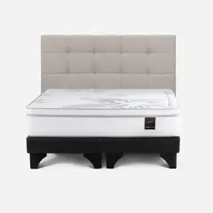 ROSEN - Cama Art 4 / 2 Plazas + Respaldo Issey