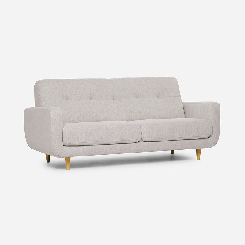 ROSEN - Sofá Rosen Sophia 3 Cuerpos Tela Beige
