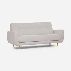 ROSEN - Sofá Sophia 3 Cuerpos Tela Beige