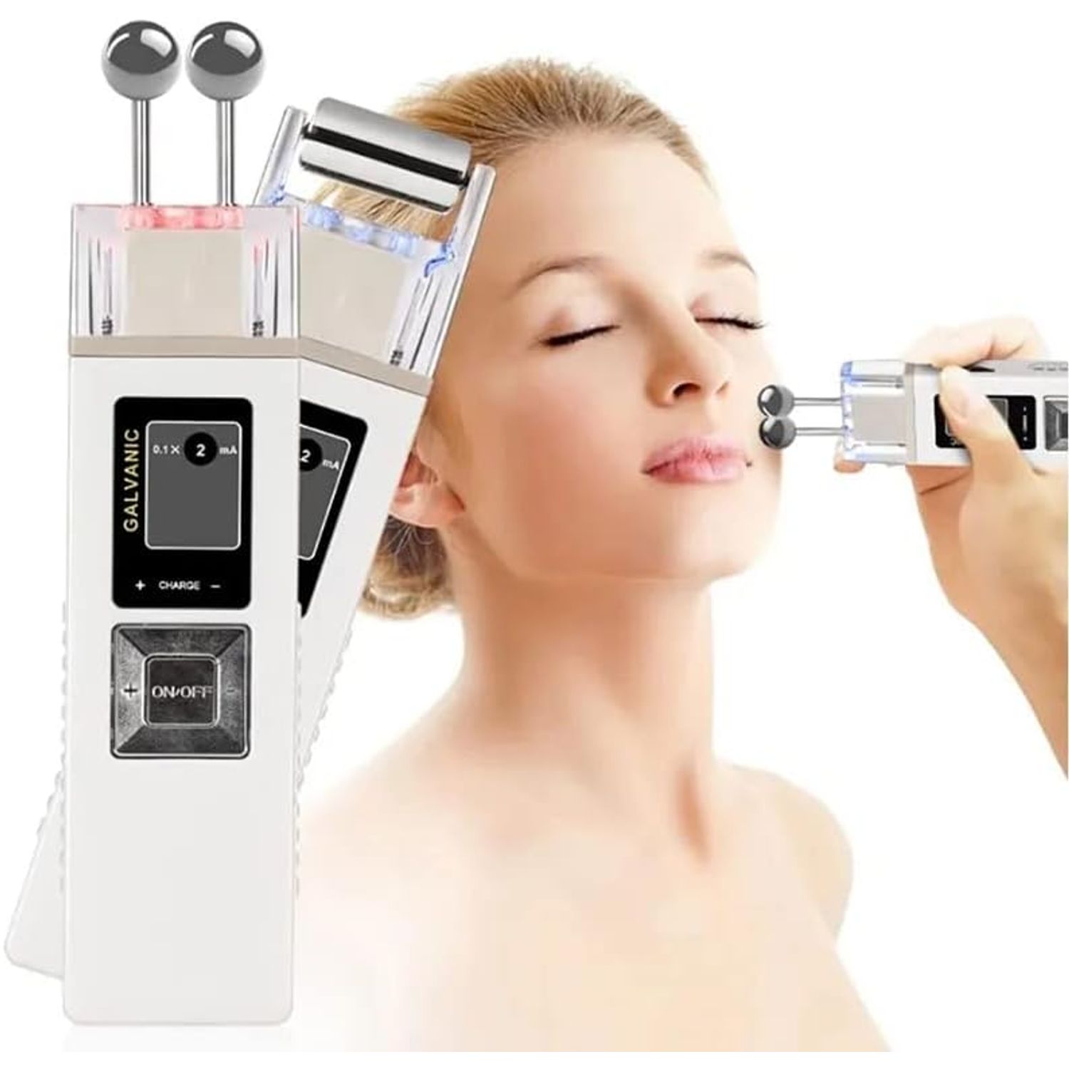 GENERICO Máquina Reafirmante de Piel Galvánica Masajeador Facial