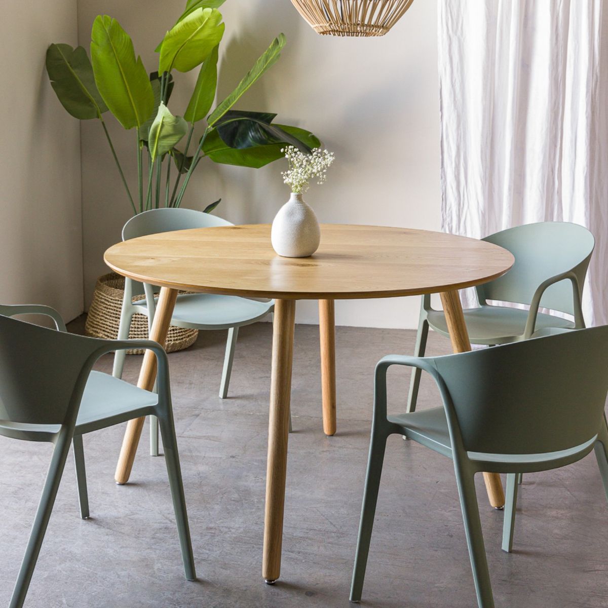 AMOBLE - Mesa De Comedor Sedona Redonda Amoblé