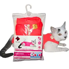 GENERICO - Pet Med Body Post Operatorio para Gatos Talla 3.