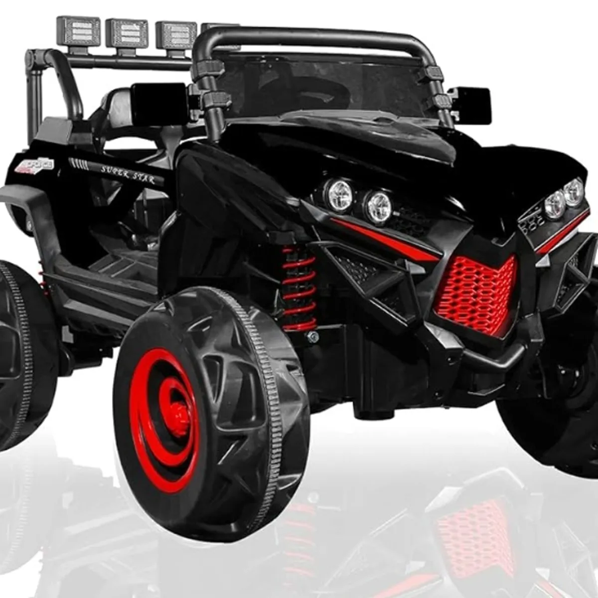 GENERICO - Jeep Auto Buggy 4X4 Para Niñas Negro