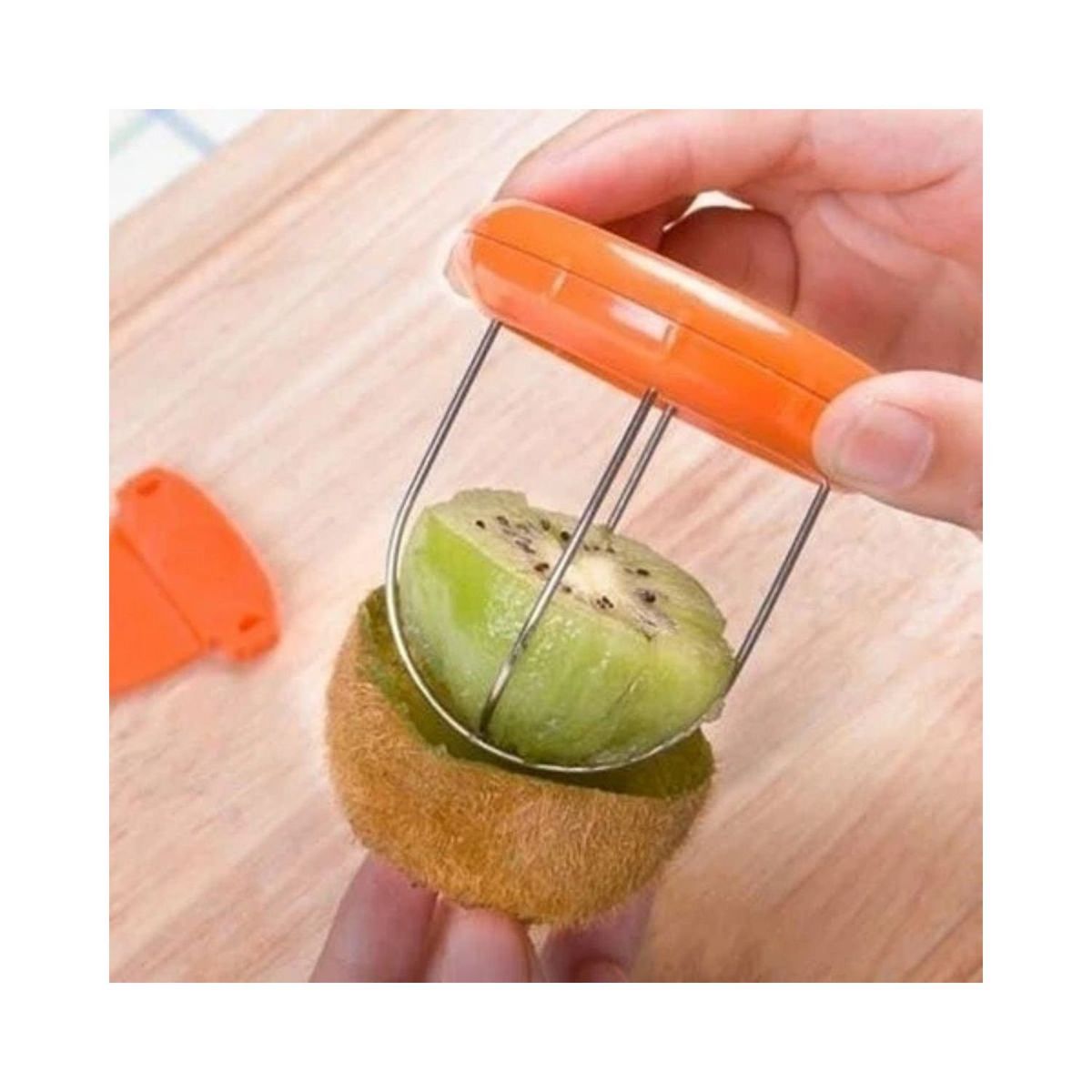 GENERICO - Cortador Pelador De Kiwi Cocina Fruta 7cm Accesorio Cocina