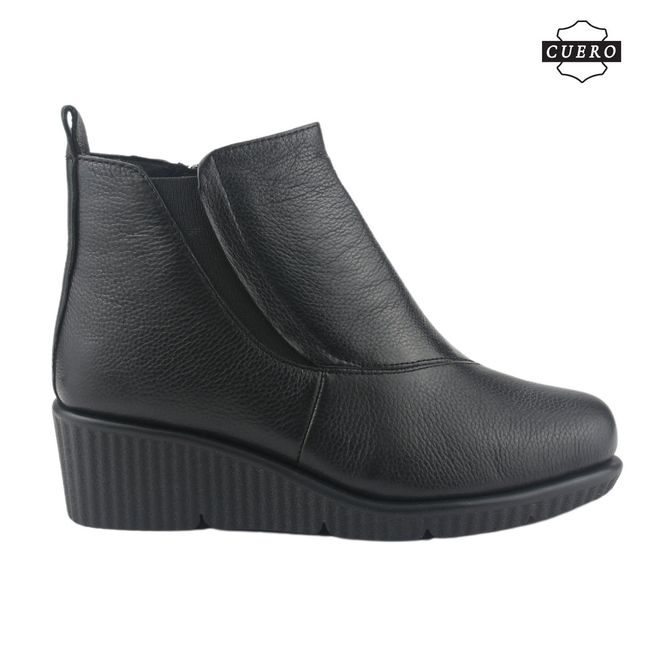 CHALADA - Botin Mujer Negro Casual Chalada Mosqueta-1