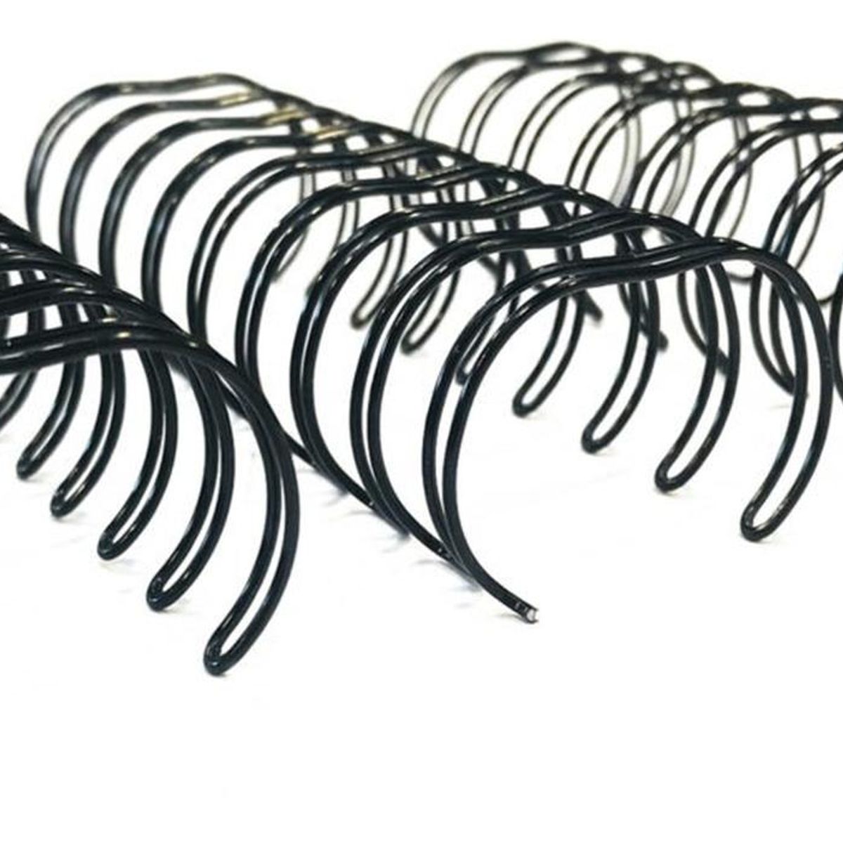 GENERICO - Anillo Metalicos Doble Cero 2:1 19mm (3/4) 10 Unid. - Negro