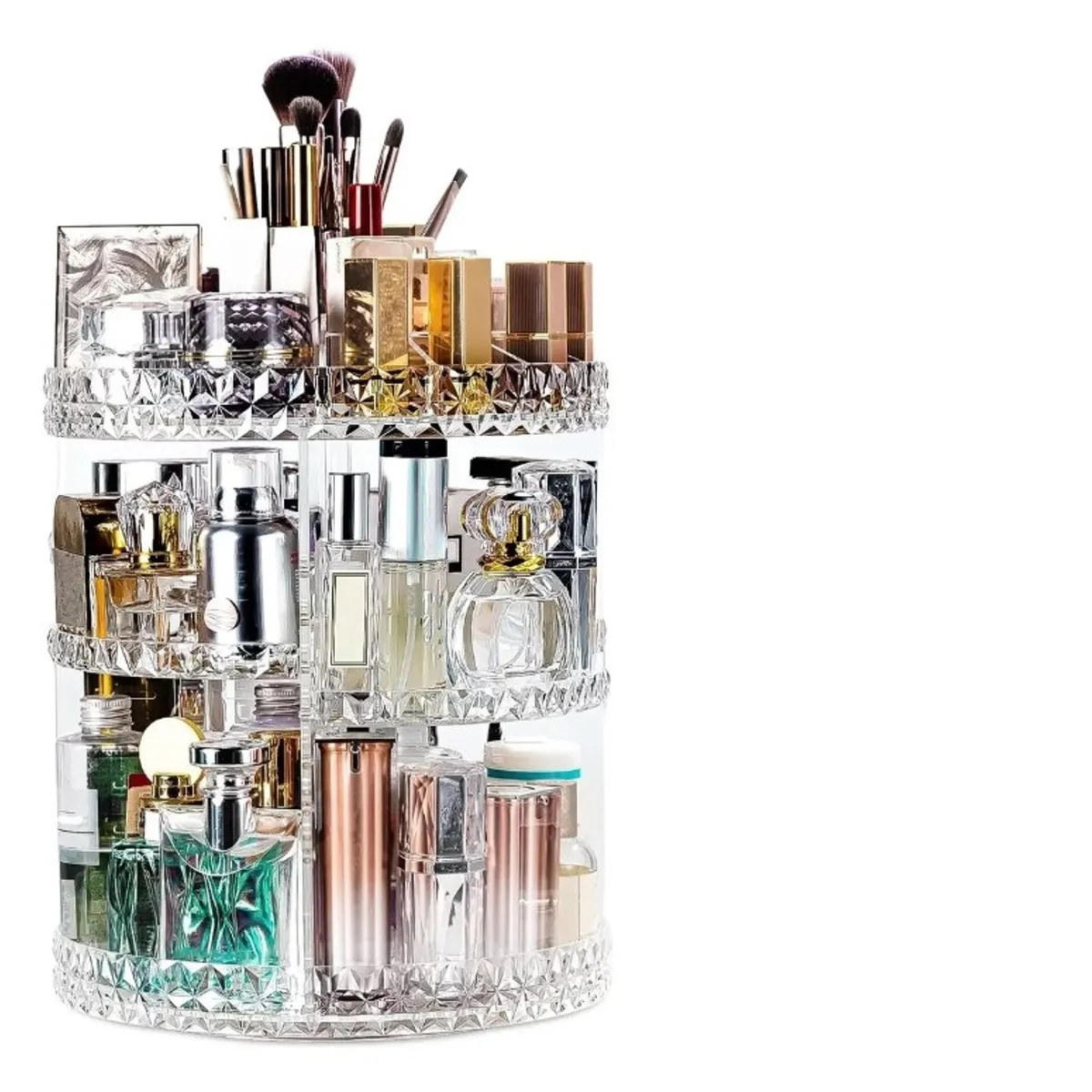 GENERICO - Organizador De Maquillaje Cosmetiquero Giratorio 360 Grados