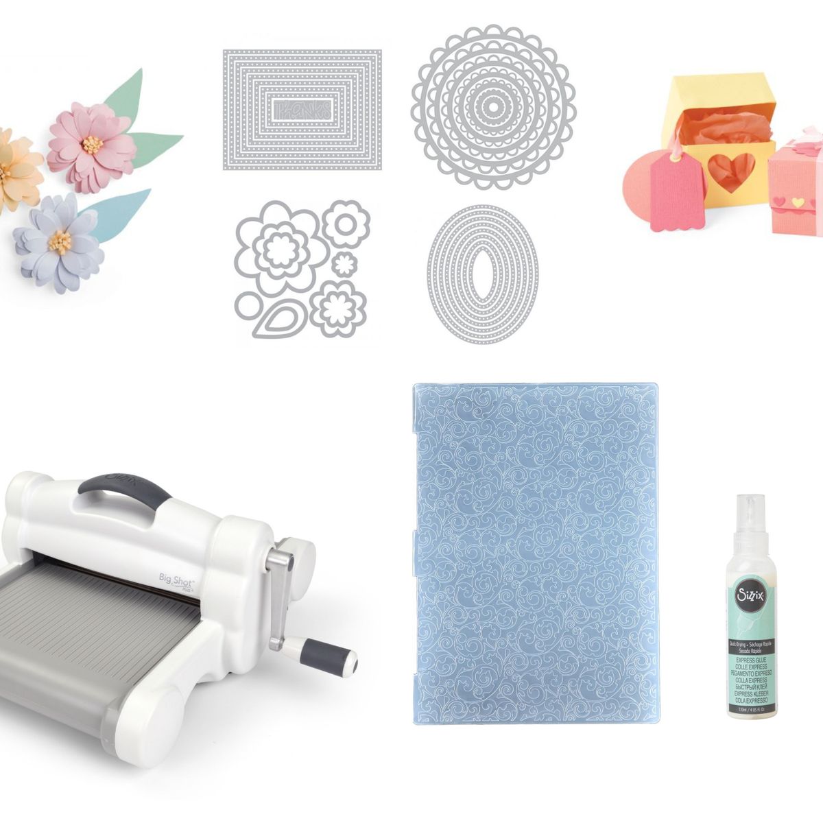 SIZZIX - SUPER KIT TROQUELADORA BIG SHOT PLUS A4 SIZZIX
