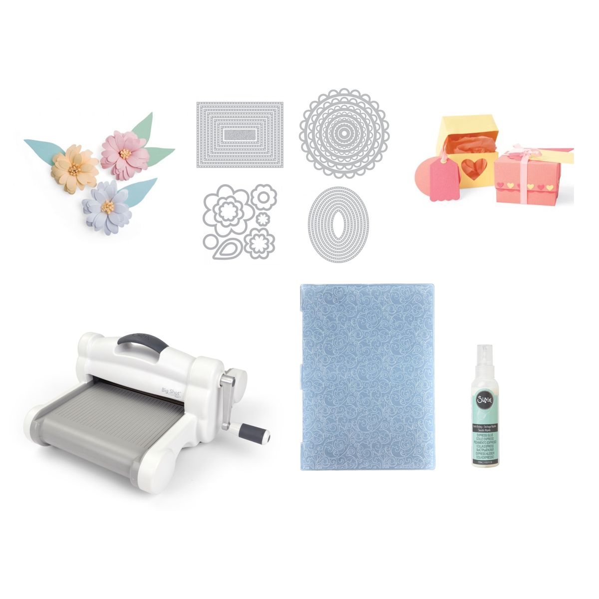 SIZZIX - SUPER KIT TROQUELADORA BIG SHOT PLUS A4 SIZZIX