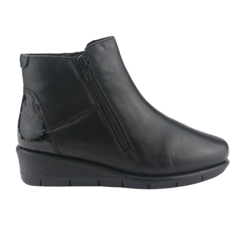 CHALADA - Botin Mujer Negro Casual Chalada Calafate-2