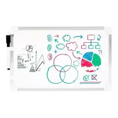 GENERICO - Pizarra Acrilica Magnetica 20x30
