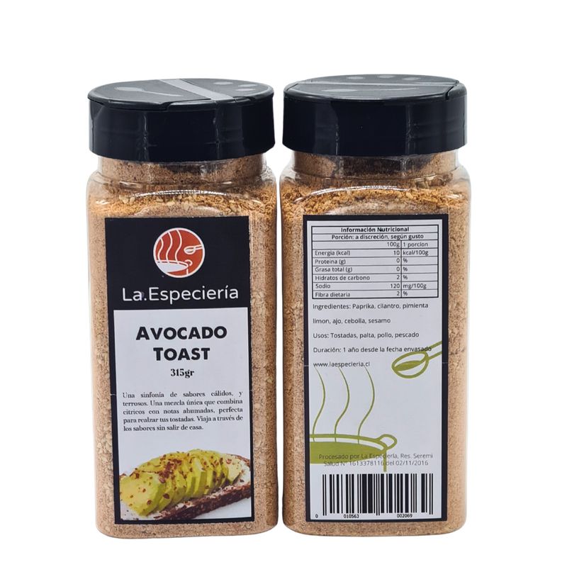 GENERICO - Avocado Toast 315g La Especieria