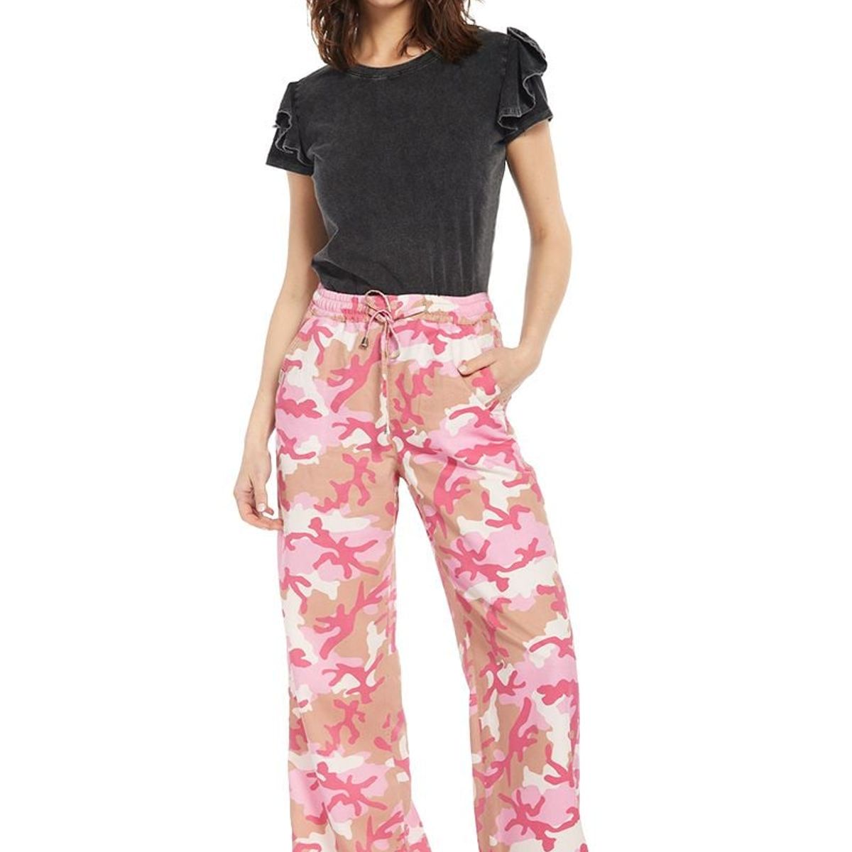 AMALIA JEANS - Jeans Mujer Wide Leg 4499 Rosa Amalia Jeans