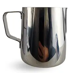 GENERICO - Jarro Lechero Olla 350 ml Medidor Temperatura Aluminio.