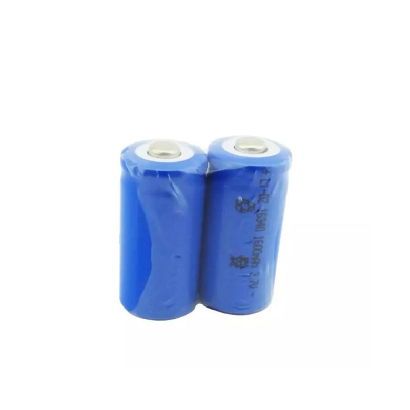 GENERICO - Set 2 Pilas Recargable 1400Mah 3.7v Linterna Herramientas
