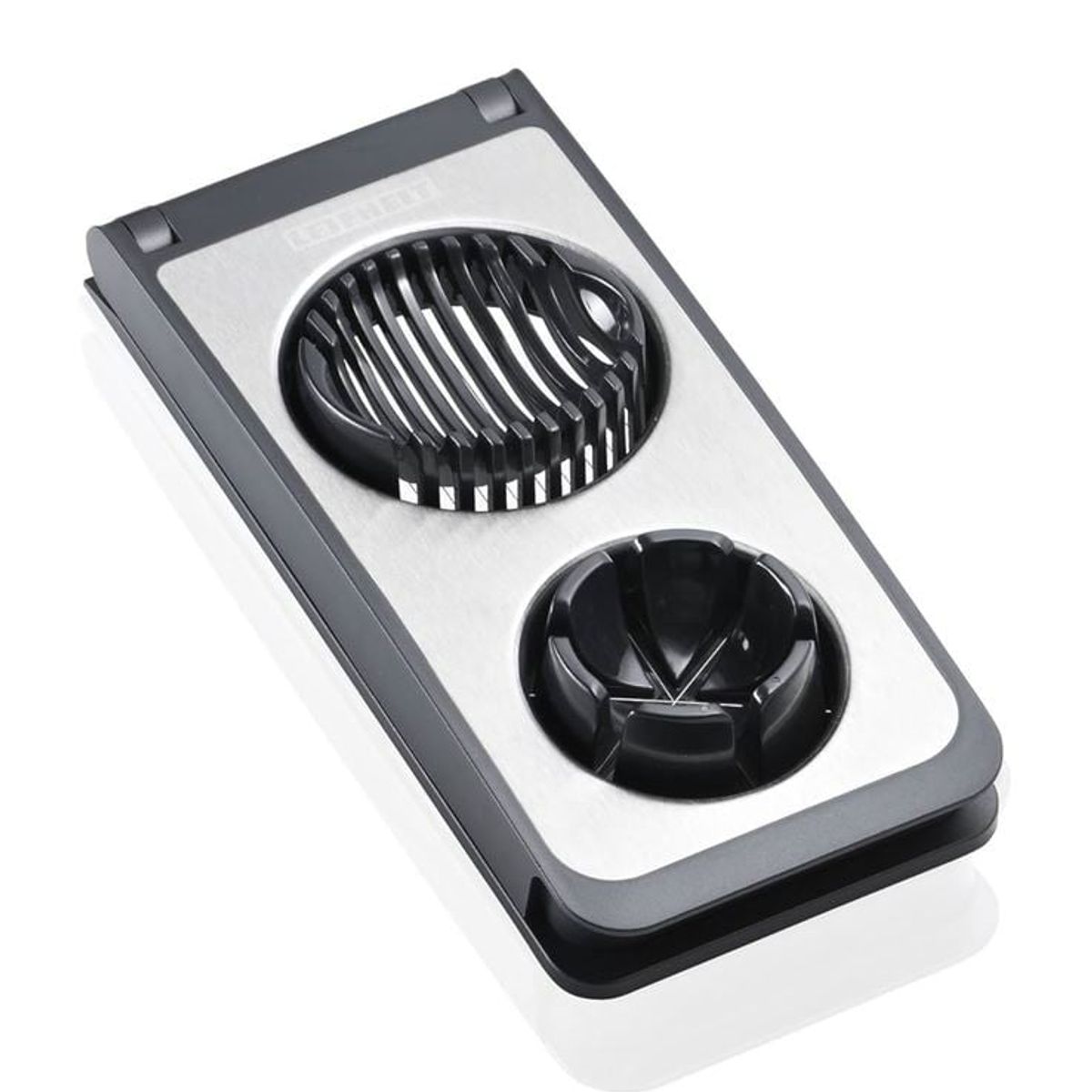 LEIFHEIT - Cortador de huevo doble acero inoxidable