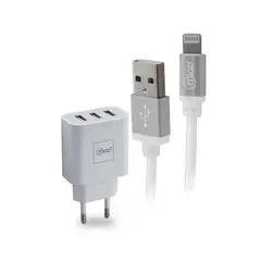 MLAB - Cargador Mlad Certificado 220v 2 En 1 + Cable Lightning
