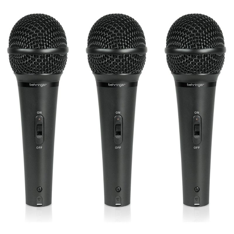 BEHRINGER - 3 Microfonos Dinamicos Behringer XM 1800S
