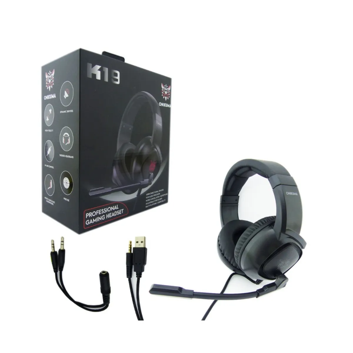 GENERICO - Audifono Gamer Led Con Microfono PS4 XBOX Switch