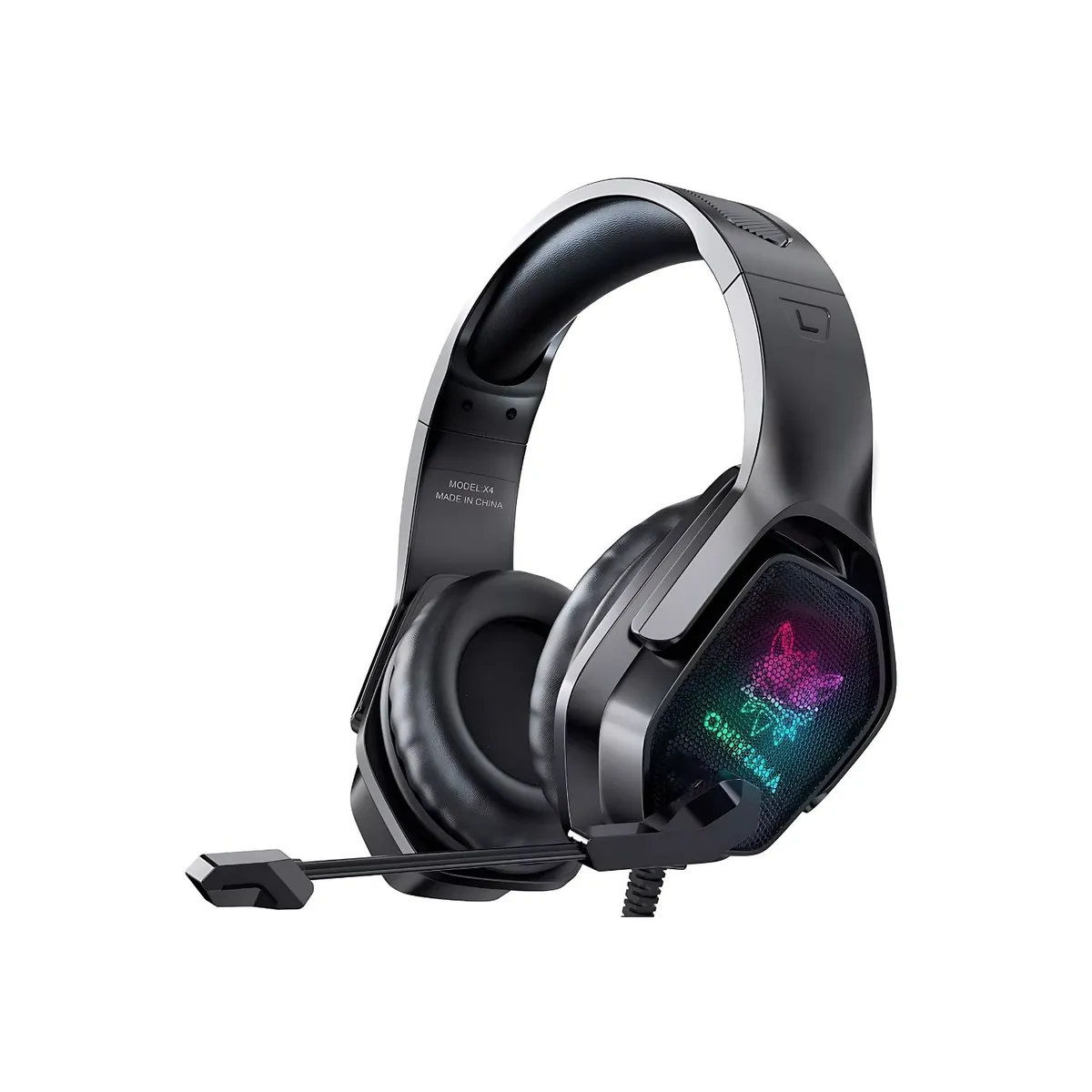 GENERICO - Audifono Gamer X4 Led Con Microfono para PS4 XBOX Pc