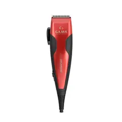 GAMA - Cortadora de Pelo GM566 13 Piezas Magnético 220V Rojo