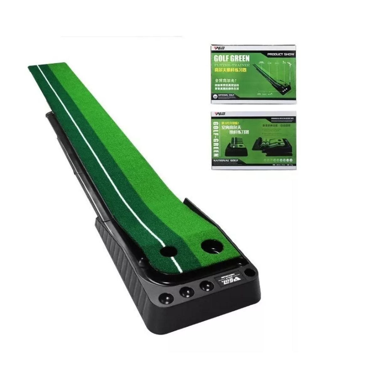 GENERICO - Golf Green Alfombra De Practica Para Putter Trainer 3 Mts