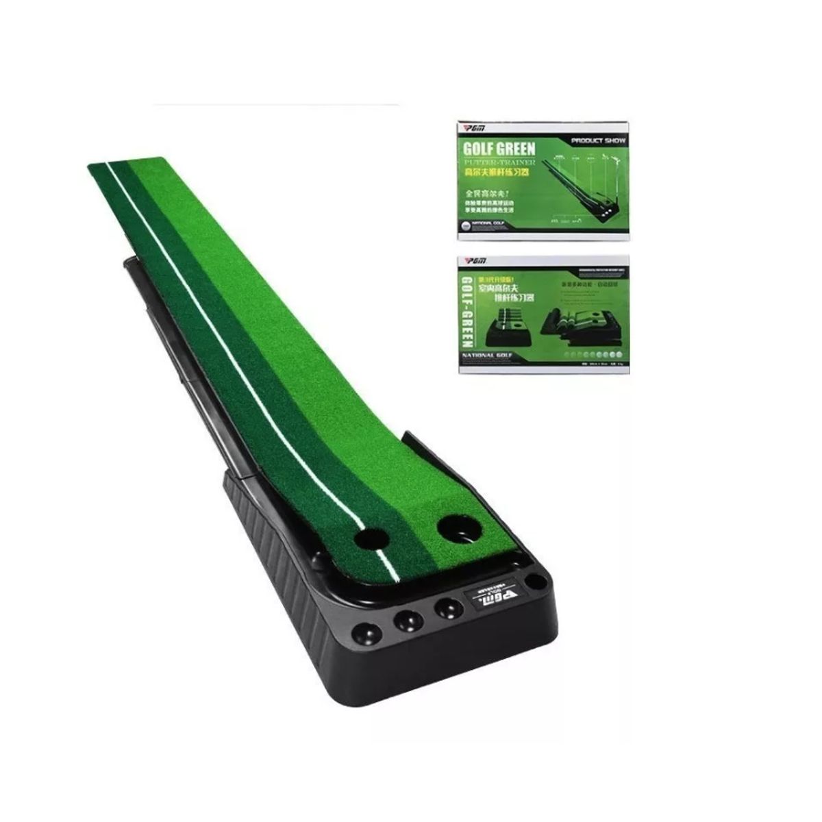 GENERICO - Golf Green Alfombra De Practica Para Putter Trainer 3 Mts