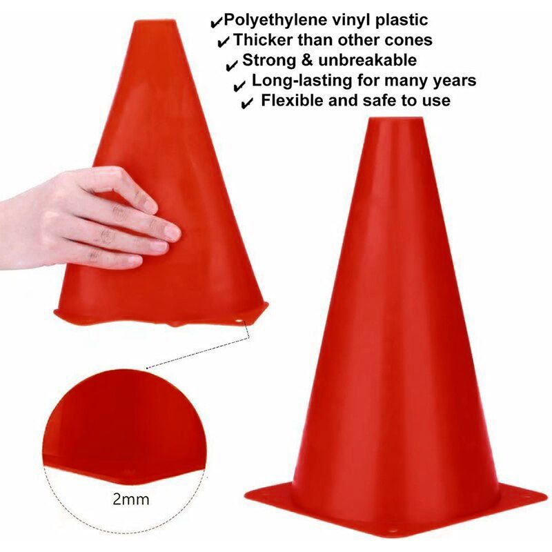 GENERICO - Cono Entrenamiento Ejercicio Agilidad 32 Cms Coordinación