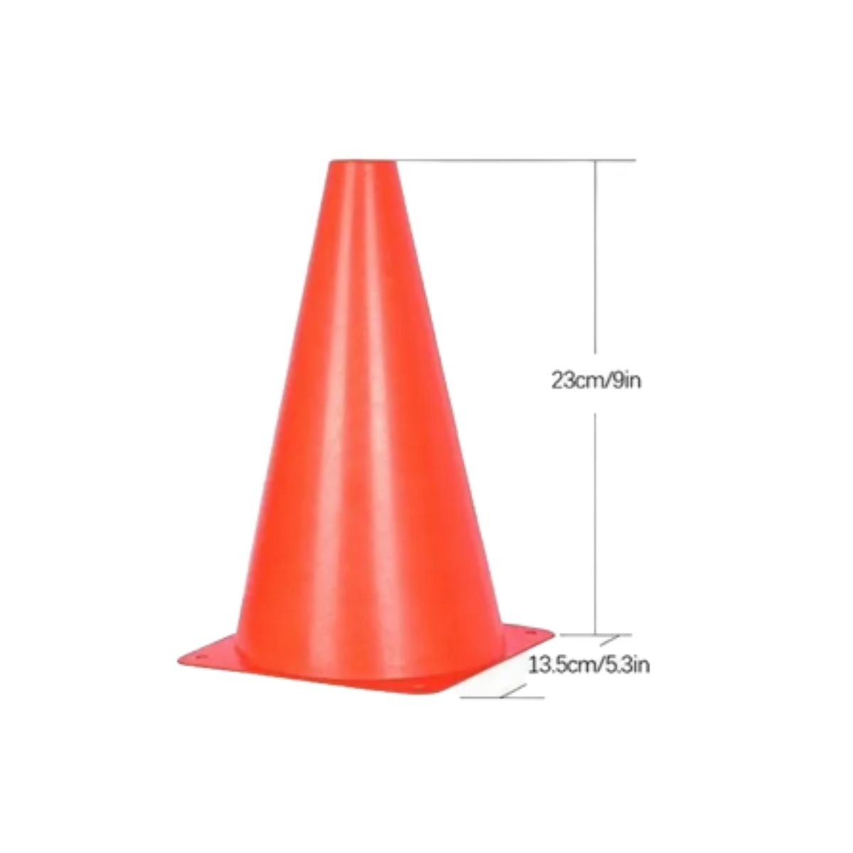 GENERICO - Cono Entrenamiento Ejercicio Agilidad 23 Cms Coordinación