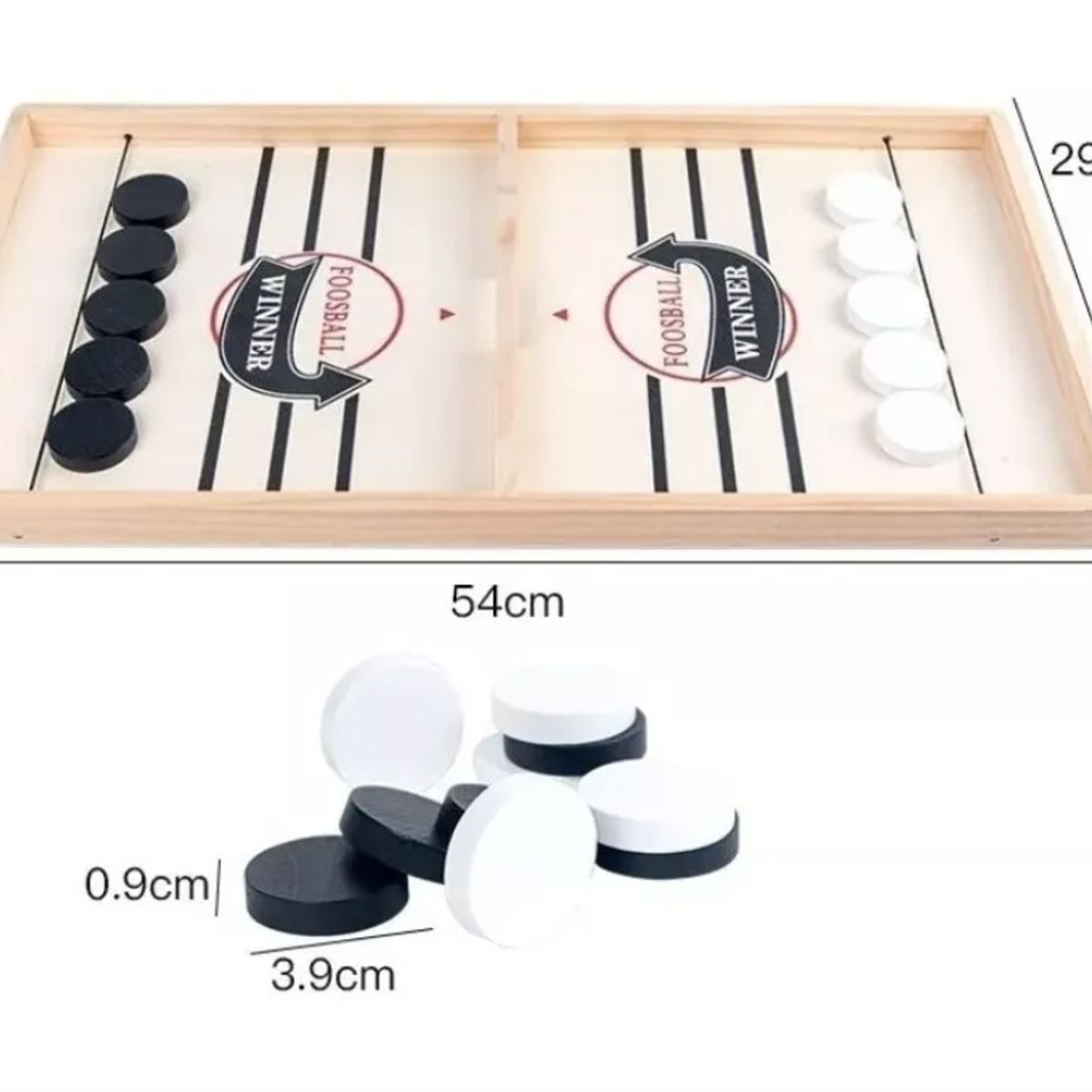 GENERICO - Juego De Mesa Futbol Hockey Sling Puck Juego Familiar