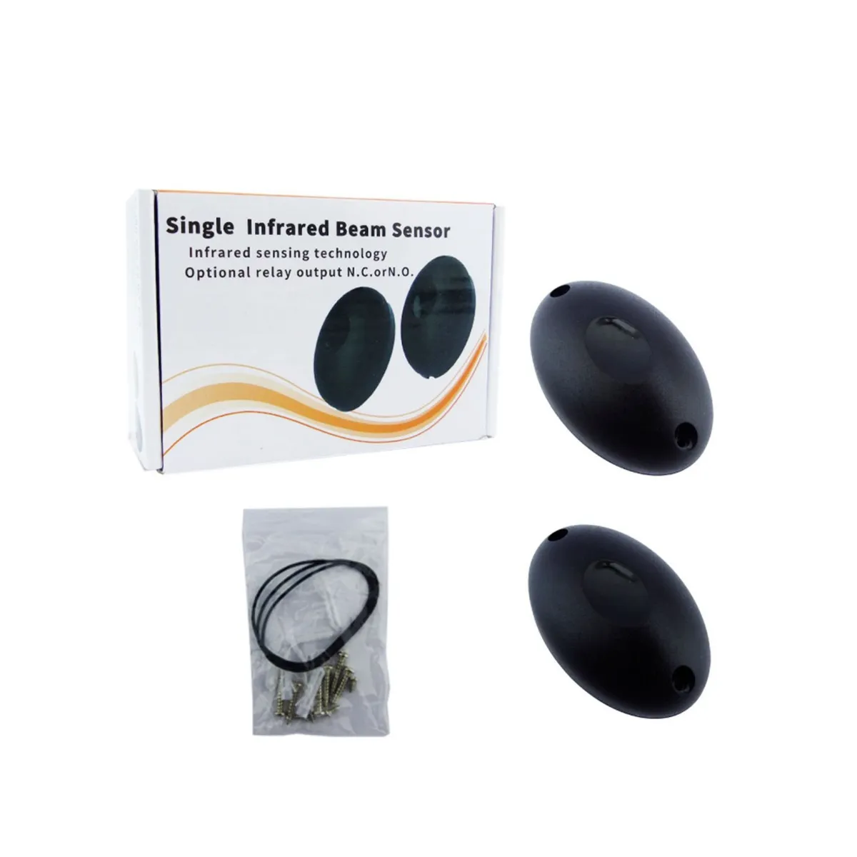 GENERICO - Sensor De Proximidad Seguridad Porton Automatico Infrarrojo