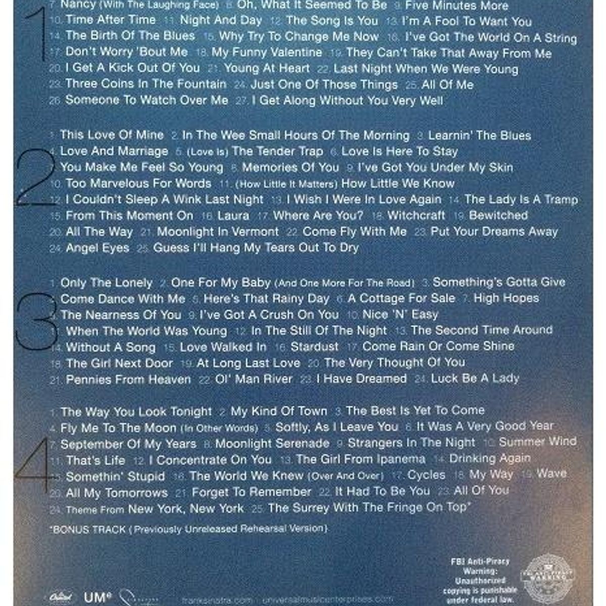 HITWAY MUSIC - FRANK SINATRA - ULTIMATE DELUXE (4CD) - CD HITWAY MUSIC