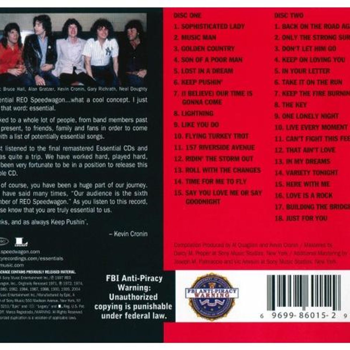 HITWAY MUSIC - REO SPEEDWAGON - ESSENTIAL (2CD) - CD HITWAY MUSIC