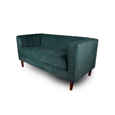 Imagen 2 del producto Sofá Sorrento 2 Cuerpos Tela Velvet Vivian Gris