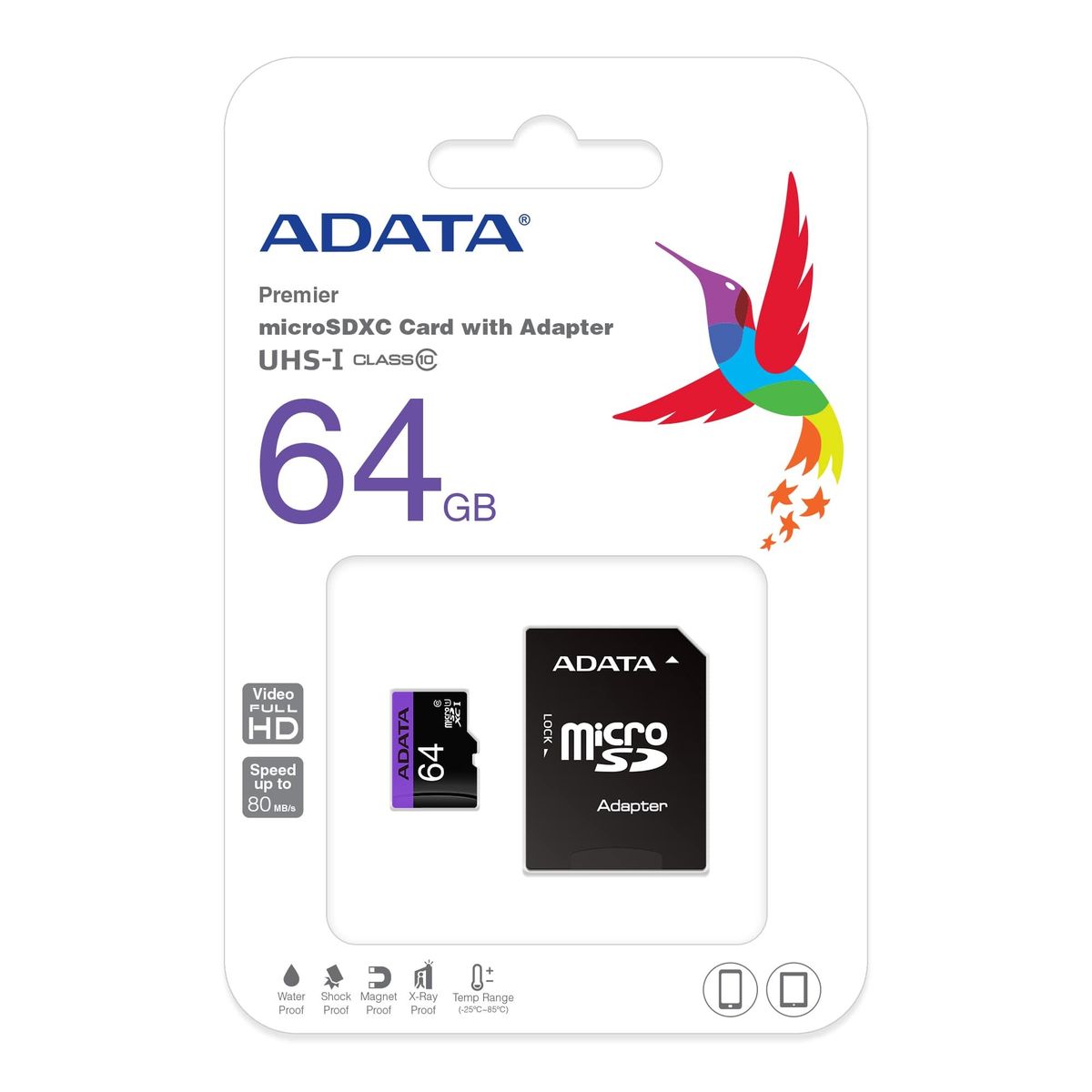 ADATA - Tarjeta Memoria Micro SD XC 64GB Adata