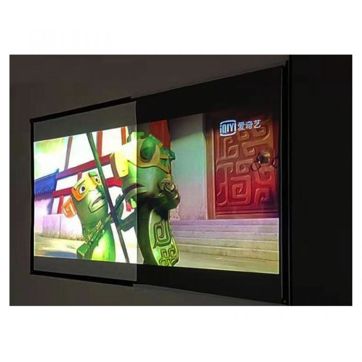 OEM - Telón Mural de Proyector 84 pulgadas (Gris Fibra Telón) (16:9)