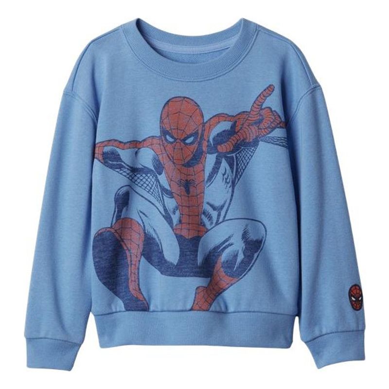 GAP - Polerón Spiderman Sin Cierre Celeste GAP