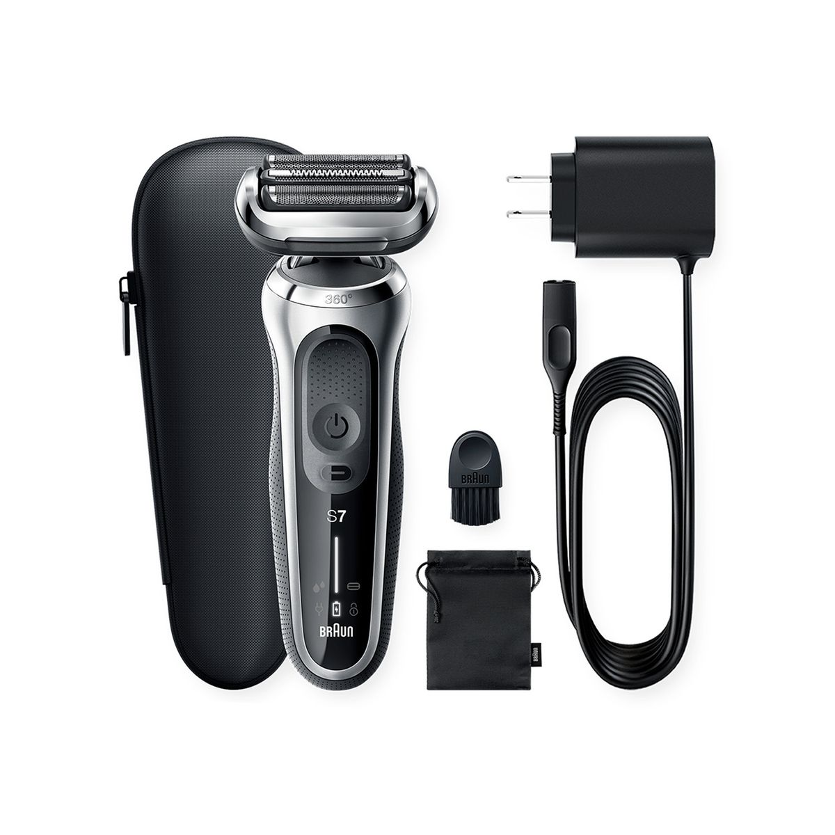 BRAUN - Afeitadora Eléctrica Braun Series 7 71-S1000S Wet&dry Silver