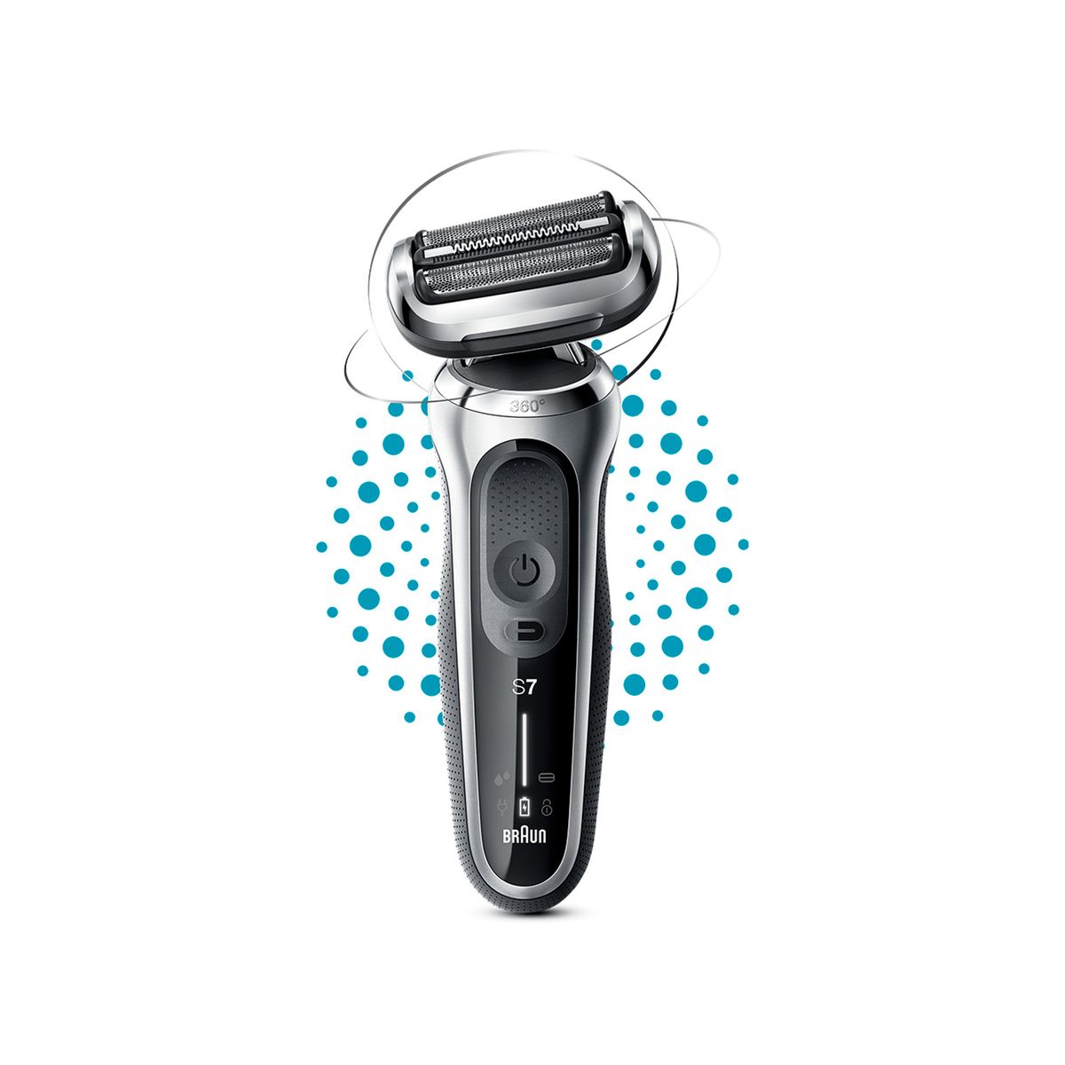 BRAUN - Afeitadora Eléctrica Braun Series 7 71-S1000S Wet&dry Silver