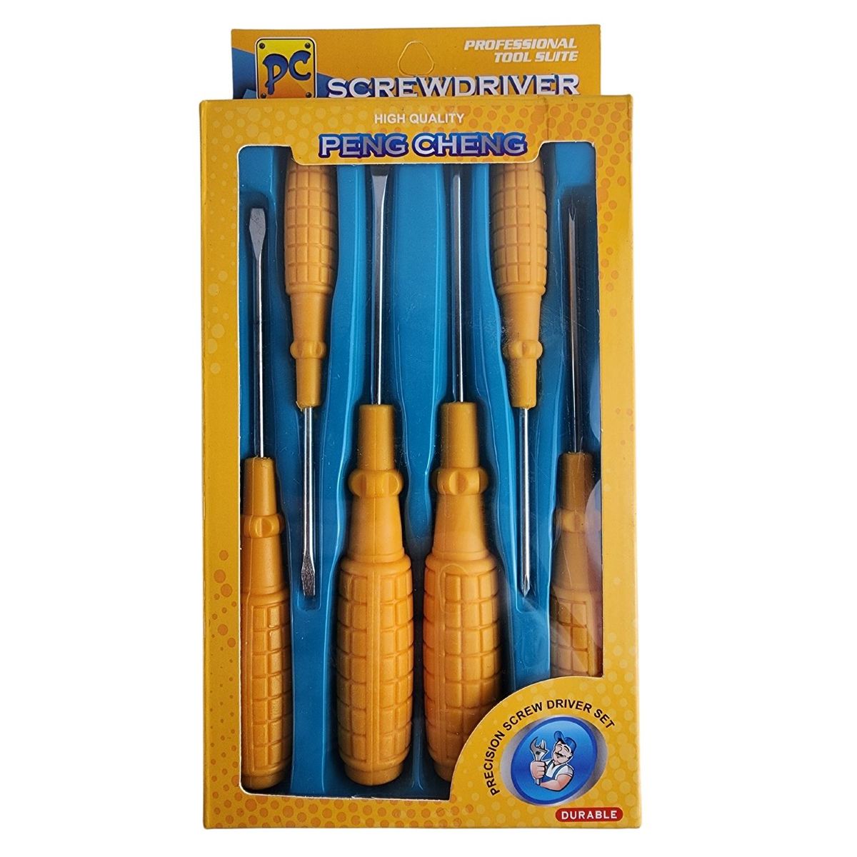 GENERICO - Set de Herramientas Destornilladores Cruz Paleta 6 Piezas