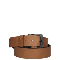 Cinturón Cuero Hombre Café