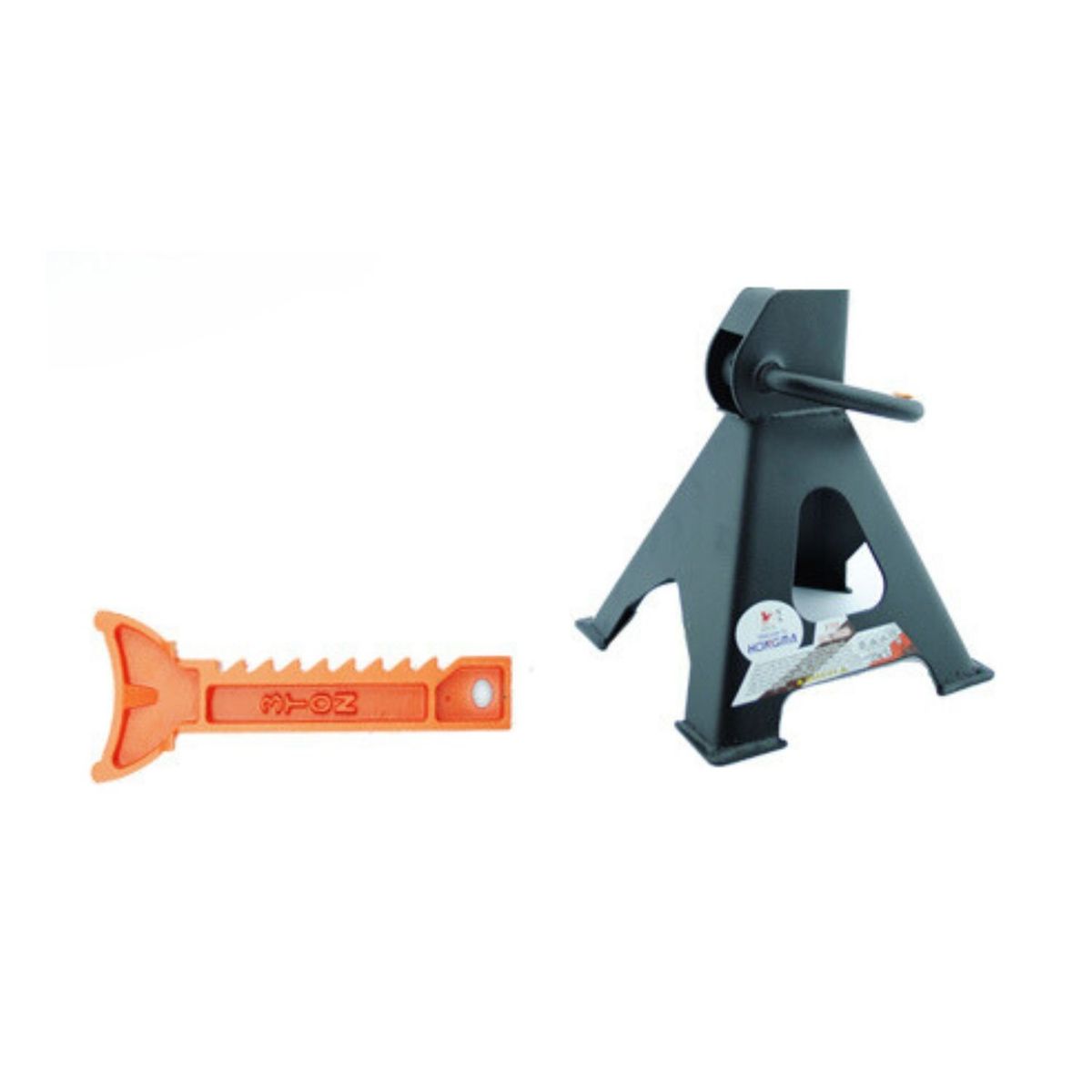 GENERICO - Banquillos Gato Automotriz 3 Ton Caballete Mecanico Ajustable