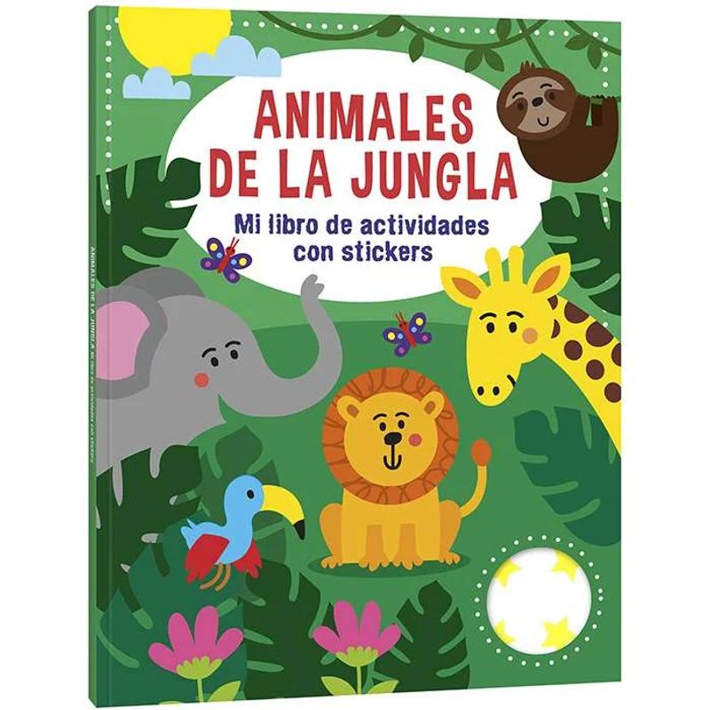 LEXUS - Libro De Actividades Animales de la Jungla con stickers  - Lexus