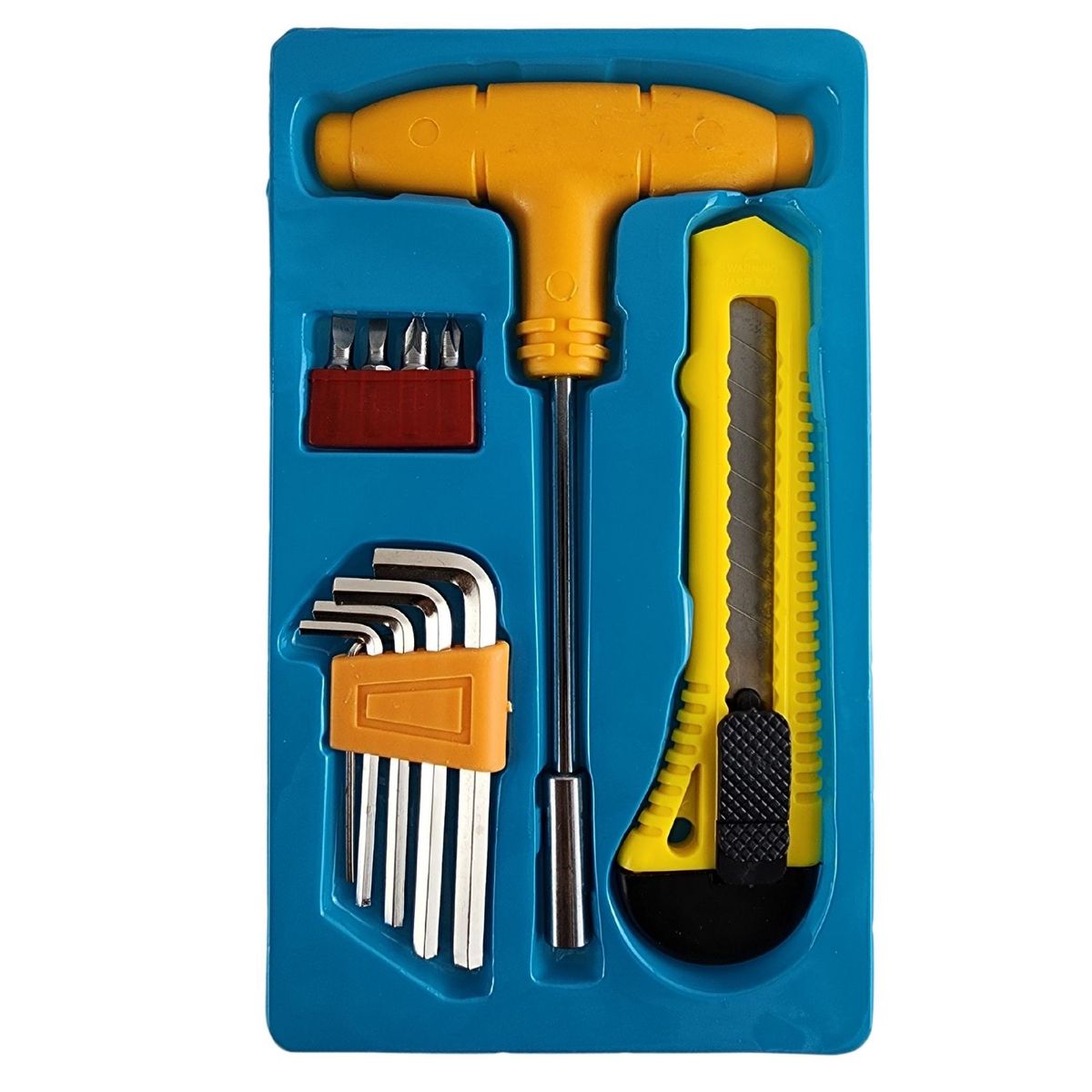 GENERICO - Set de Herramientas Llave Allen Cutter Destornillador Manual