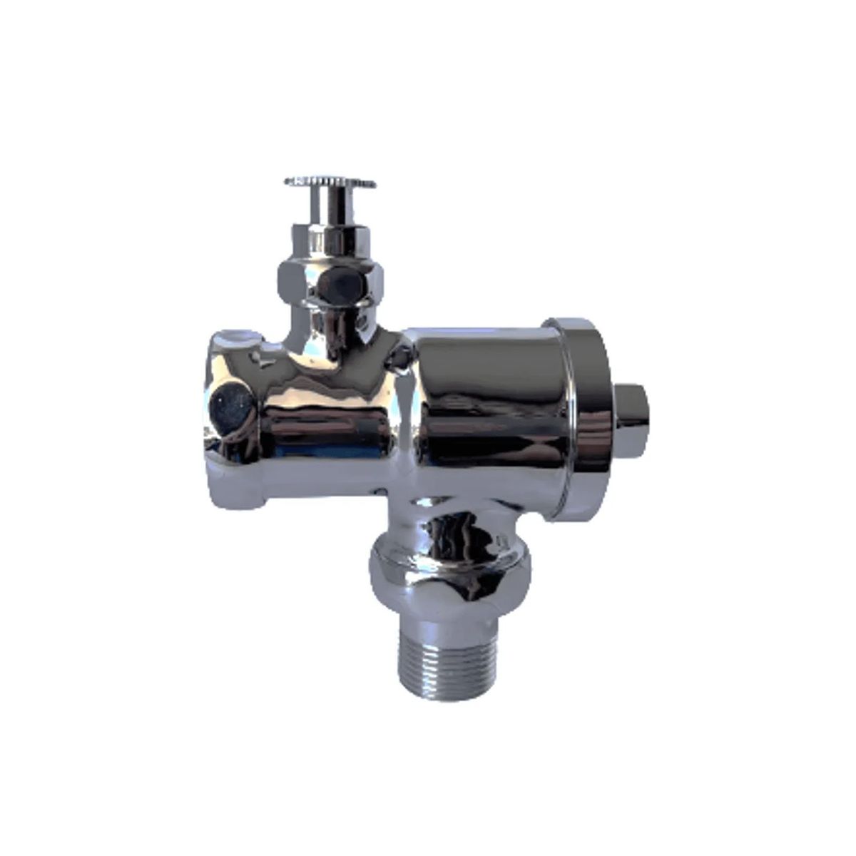 GENERICO - Fluxómetro Botón Entrada Superior 3 / 4 WC