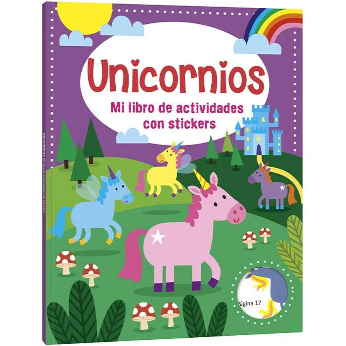 LEXUS - Libro De Actividades Unicornios con stickers - Nuevo y Original - Lexus