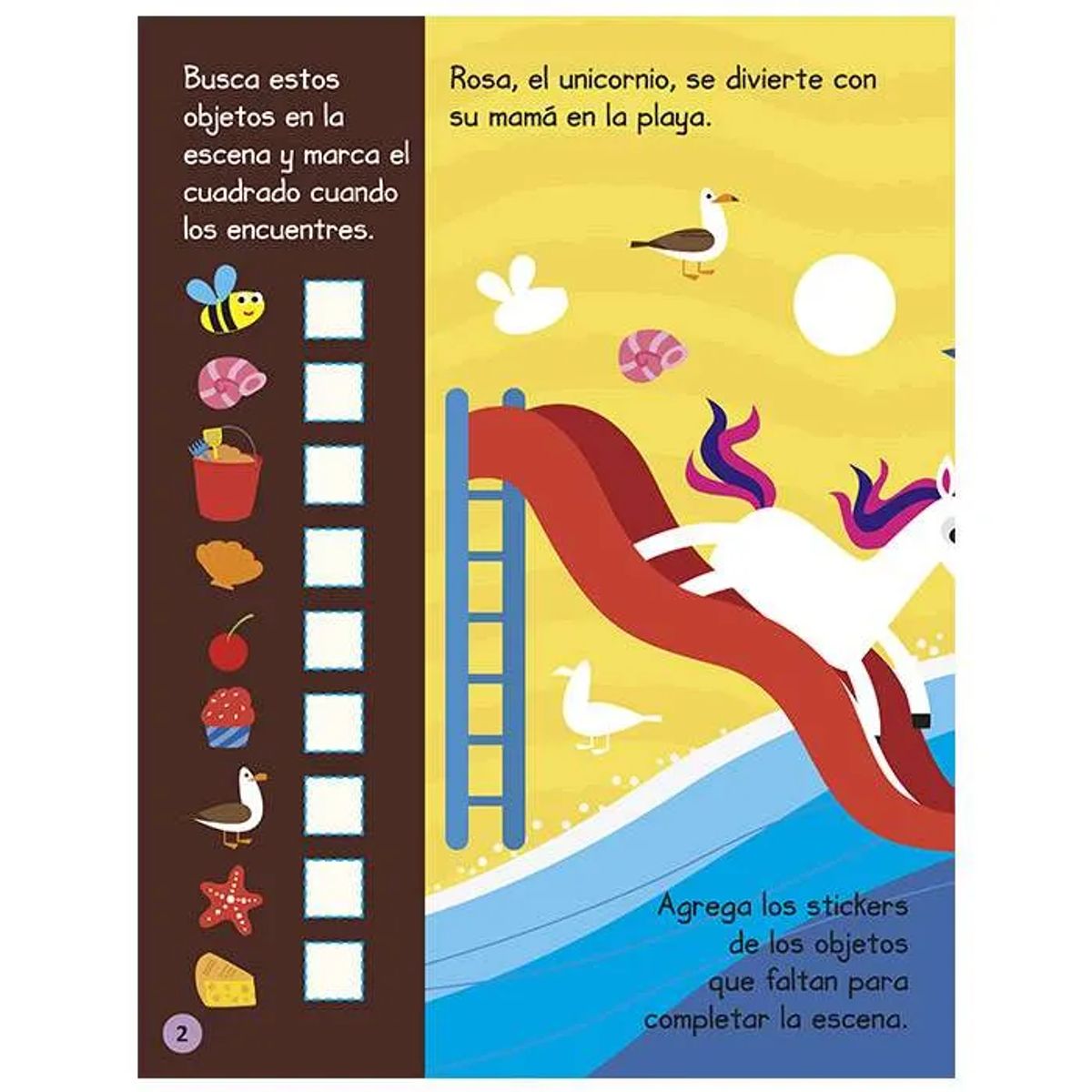 LEXUS - Libro De Actividades Unicornios con stickers - Nuevo y Original - Lexus